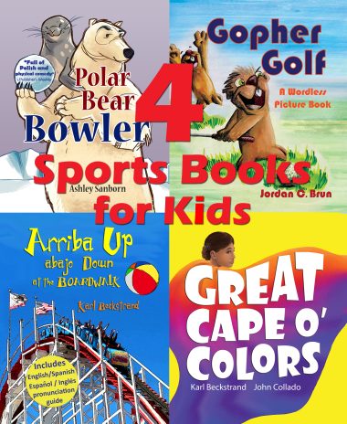 4 Sports Books for Kids: Illustrated for Beginning Readers