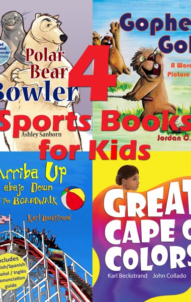 4 Sports Books for Kids: Illustrated for Beginning Readers