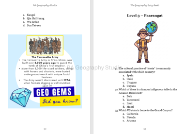 The Geography Quiz Book - Middle School Edition